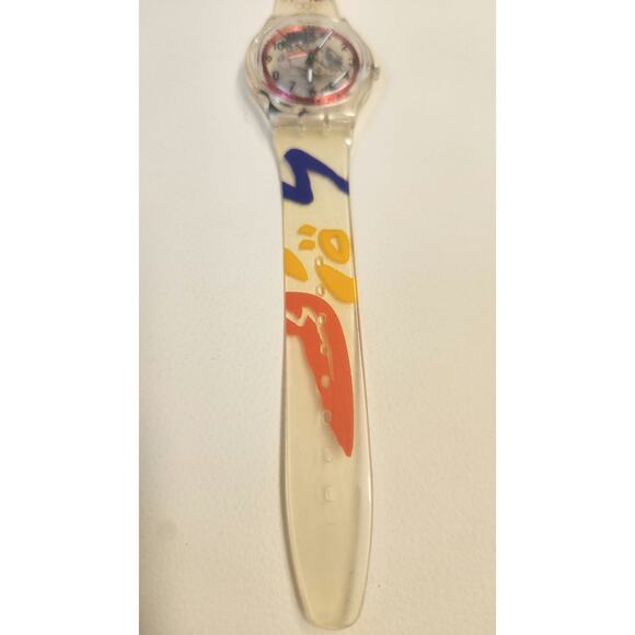 Swatch Watch GLORIOUS RUNNER GK295PACK1 1999 Olympic Specials New In Box - Picture 4 of 15